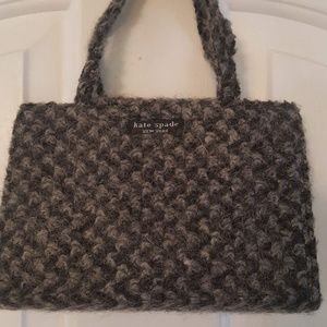 Kate Spade Gray Tweed Bag